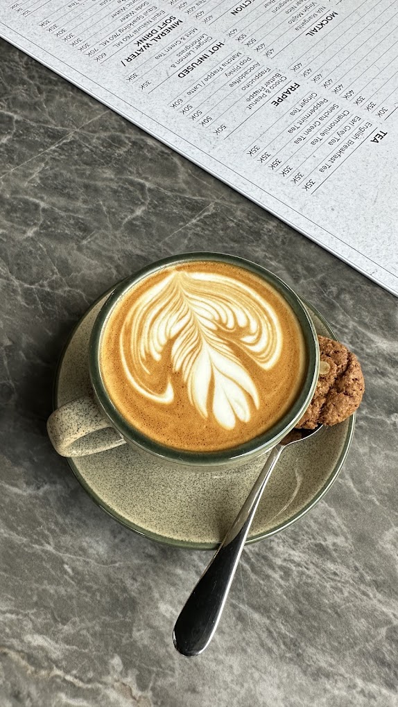 Latte art in Seminyak Bali